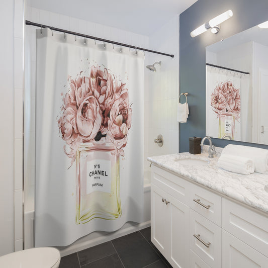 Luxury Fragrance Bouquet Shower Curtain