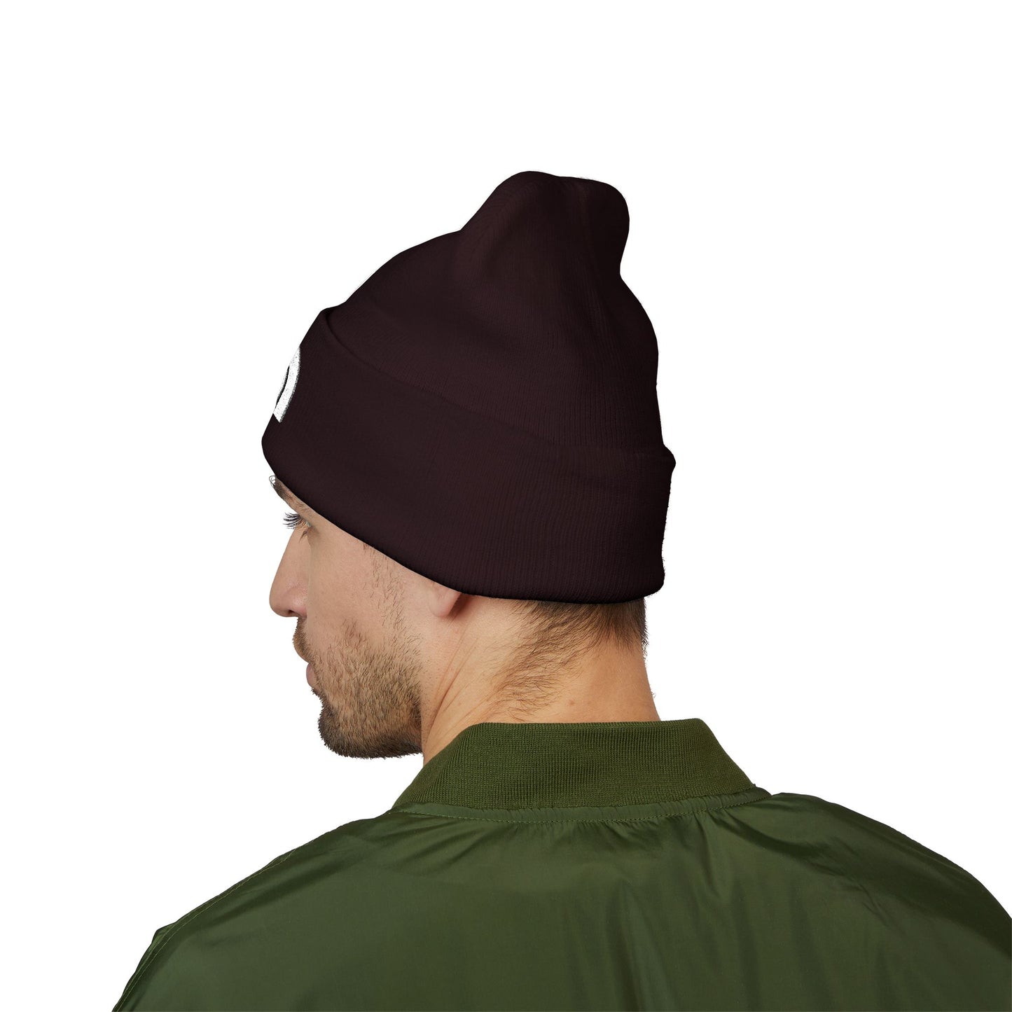 The Nurse Face Embroidered Classic Cuffed Beanie