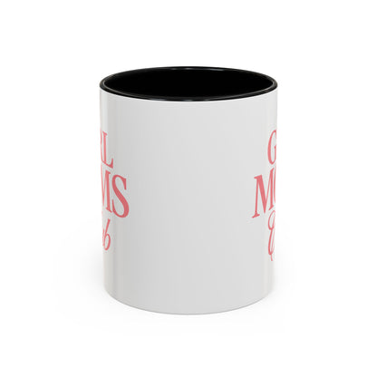 Girl Moms Club Accent Coffee Mug — 11/15oz