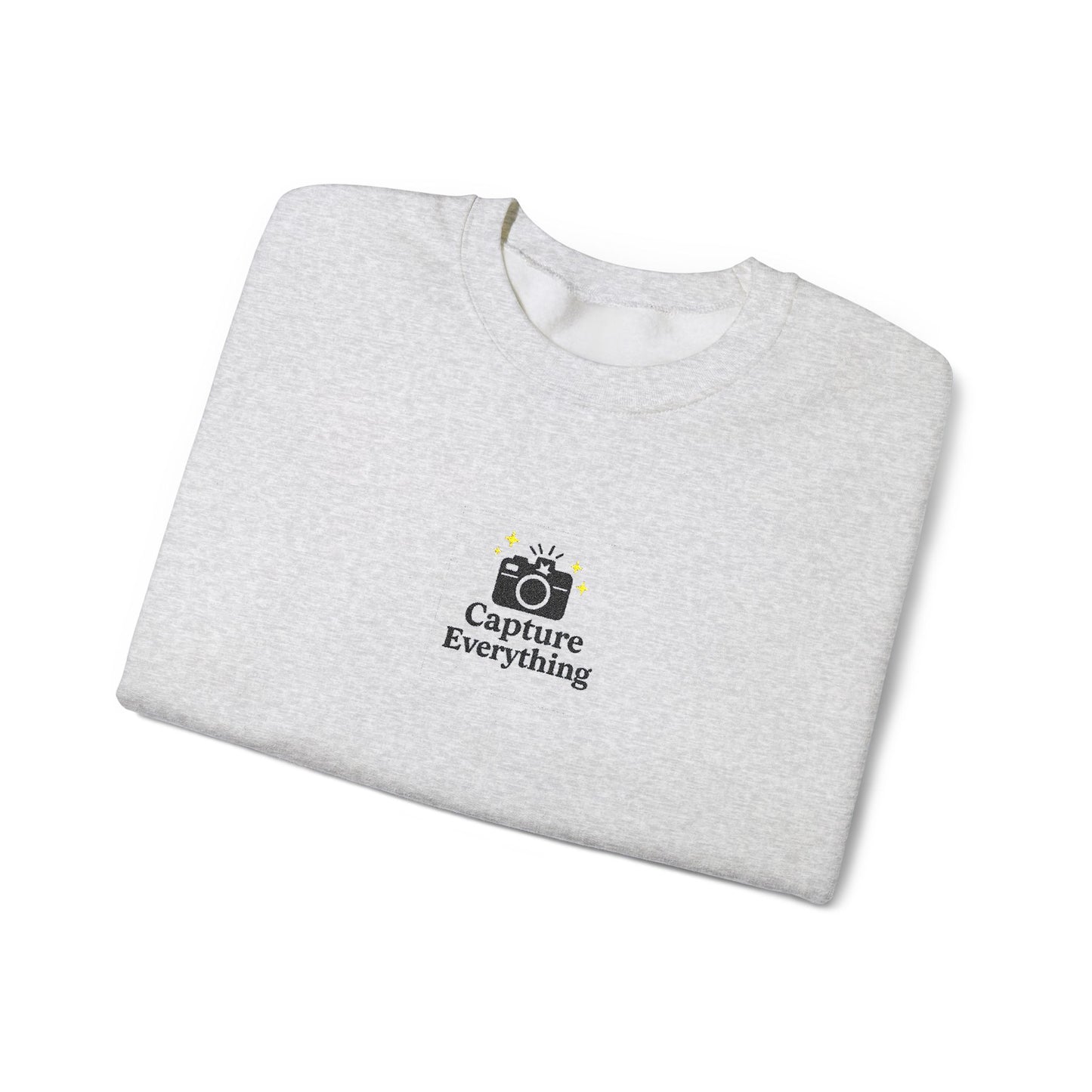 Capture Everything Embroidered Crewneck Sweatshirt