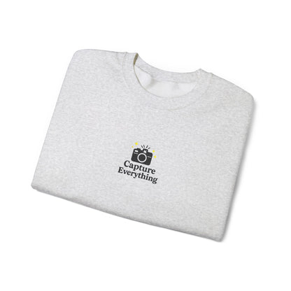 Capture Everything Embroidered Crewneck Sweatshirt