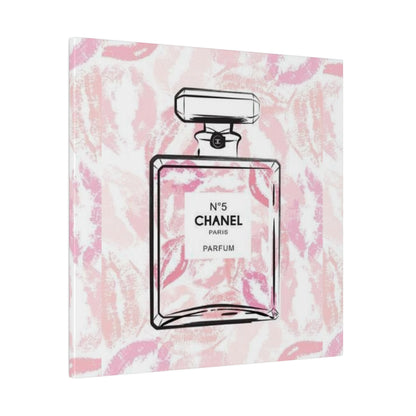 Luxury Fragrance Kisses Matte Canvas, Stretched