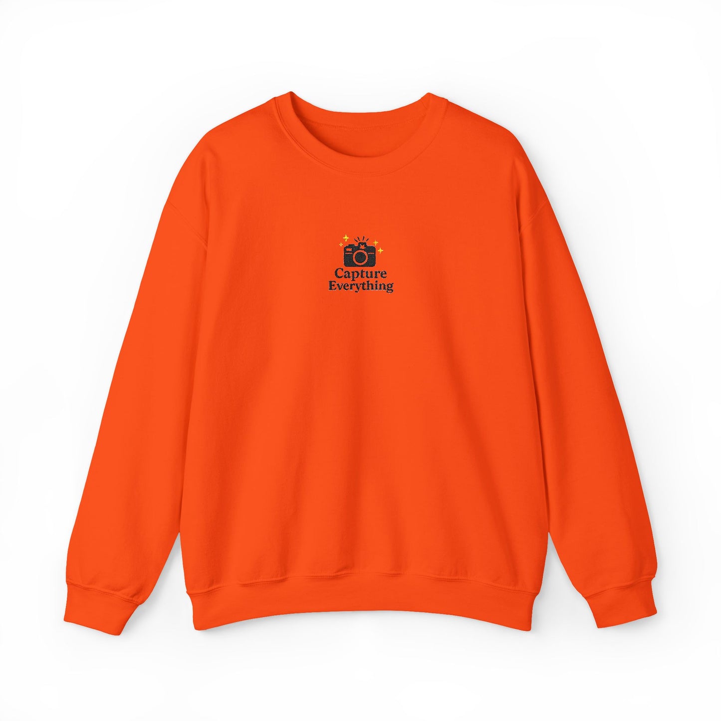 Capture Everything Embroidered Crewneck Sweatshirt