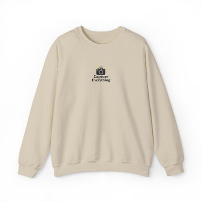Capture Everything Embroidered Crewneck Sweatshirt
