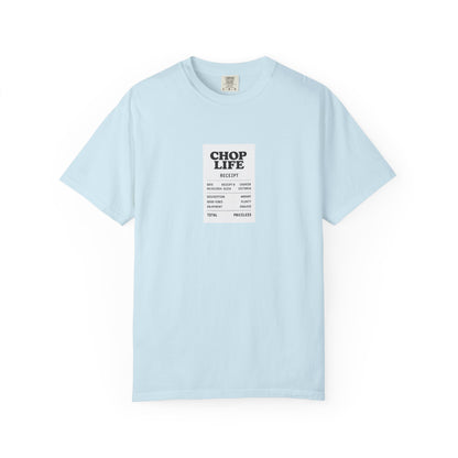 Chop Life Receipt Oversized T-shirt