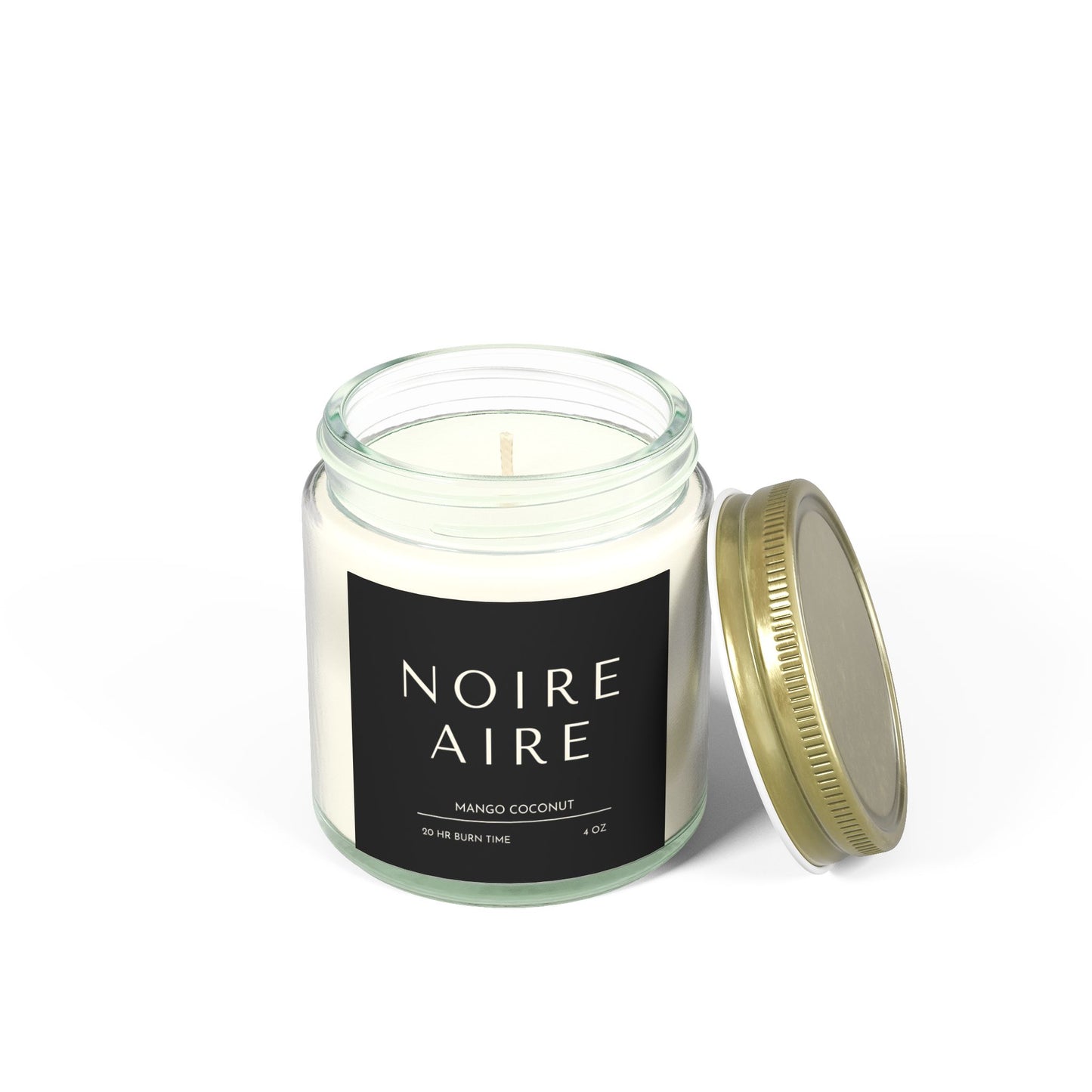 Noire Aire Mango Coconut Scented Candles (4oz, 9oz)