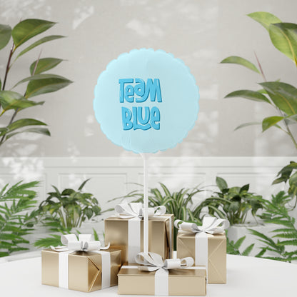 Team Blue Gender Reveal 11" Balloon