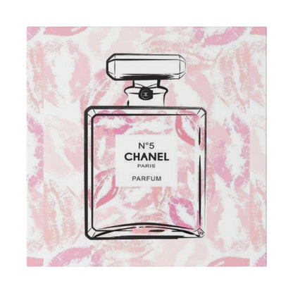 Luxury Fragrance Kisses Matte Canvas, Stretched
