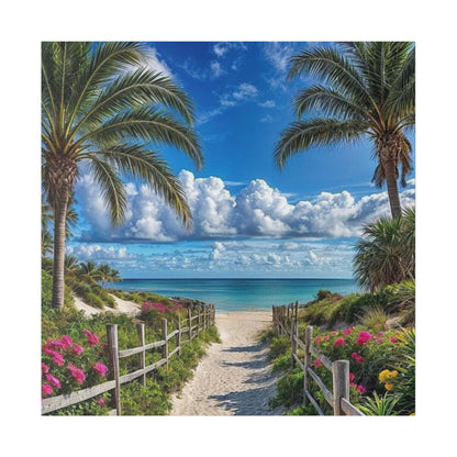 Paradise Found Matte Canvas, Stretched
