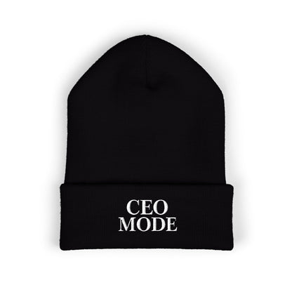 CEO Mode Embroidered Classic Cuffed Beanie