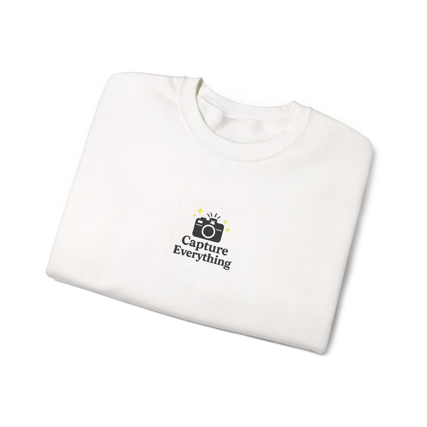 Capture Everything Embroidered Crewneck Sweatshirt