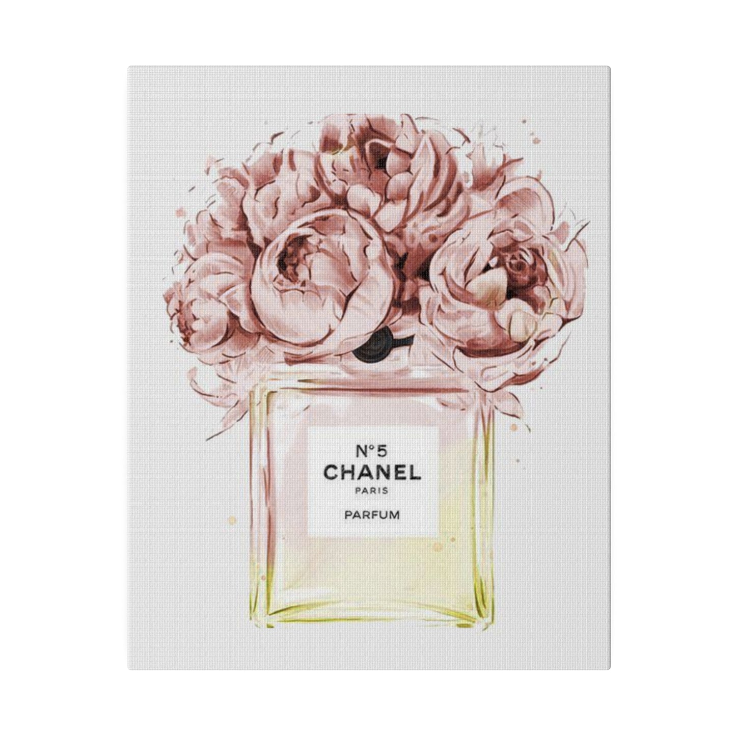 Luxury Fragrance Bouquet Matte Canvas, Stretched