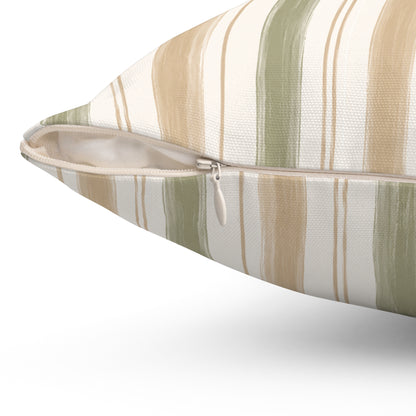 Sage Harbor Stripe Throw Pillow