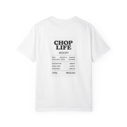Chop Life Receipt Oversized T-shirt