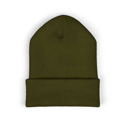 The Nurse Face Embroidered Classic Cuffed Beanie
