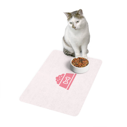 Pink Bowl Pet Food Mat