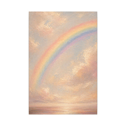 Rainbow Horizon Canvas Print — Matte Stretched Canvas