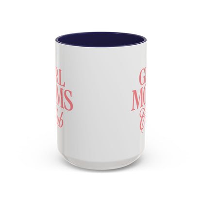 Girl Moms Club Accent Coffee Mug — 11/15oz