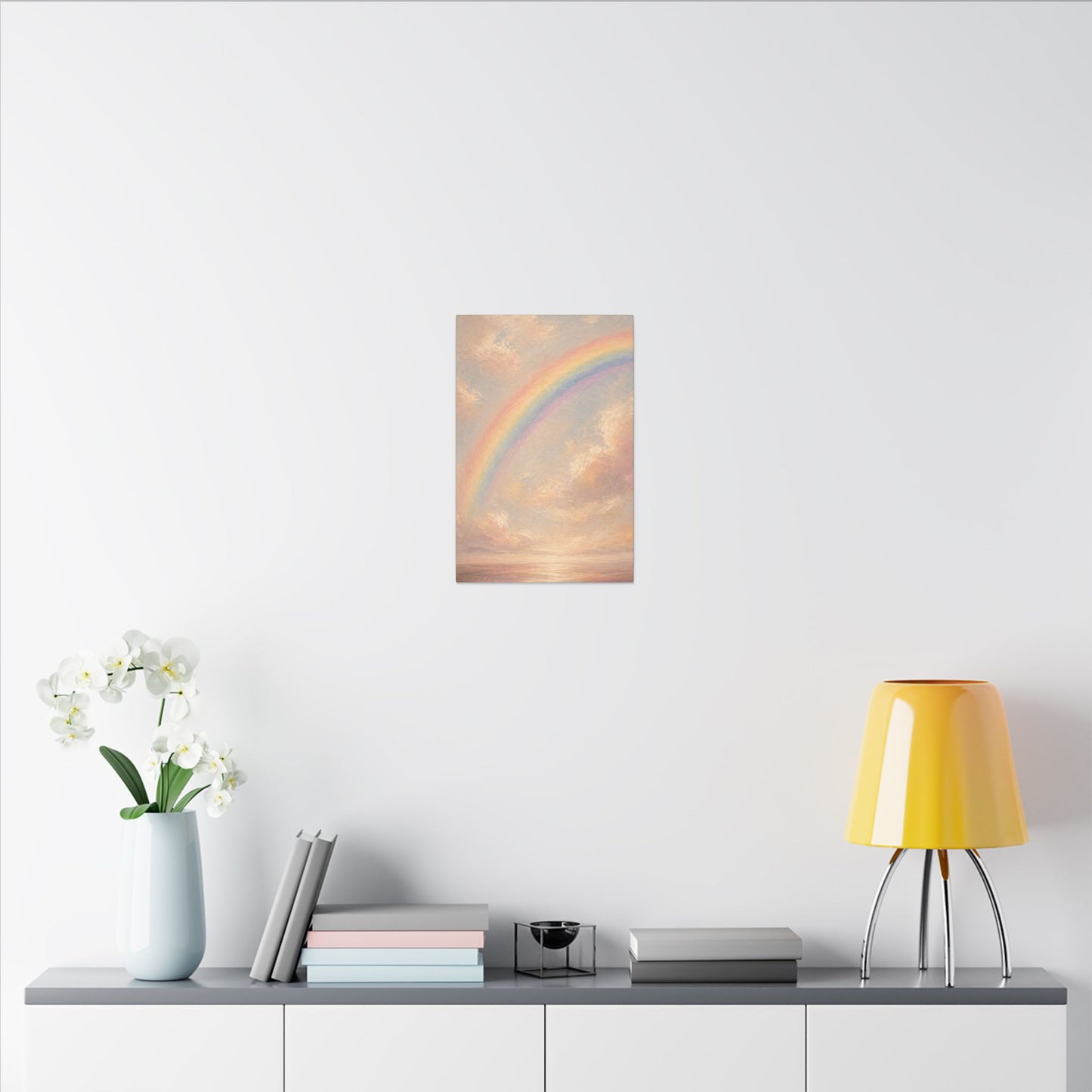 Rainbow Horizon Canvas Print — Matte Stretched Canvas