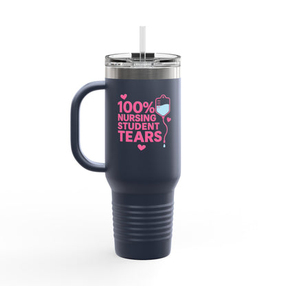 Nursing Student Tears Insulated Travel Mug, 40oz