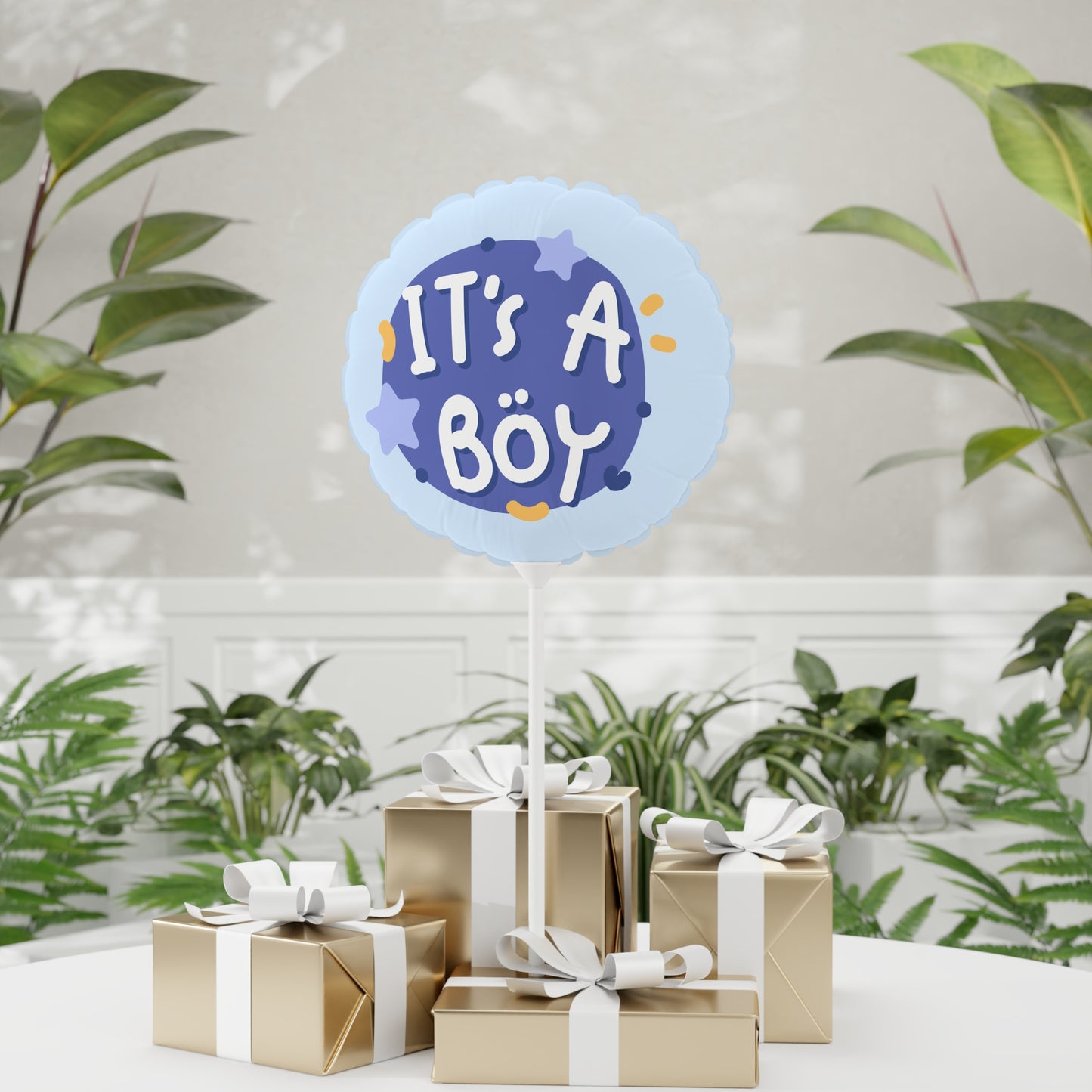 It's a Boy Star Gender Reveal 11" Balloon