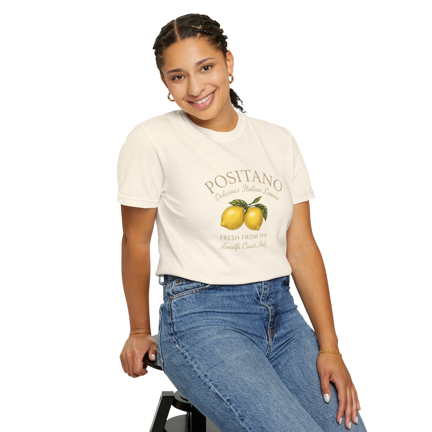 Postiano Italian Lemons Oversized T-shirt