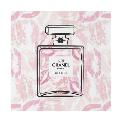 Luxury Fragrance Kisses Matte Canvas, Stretched