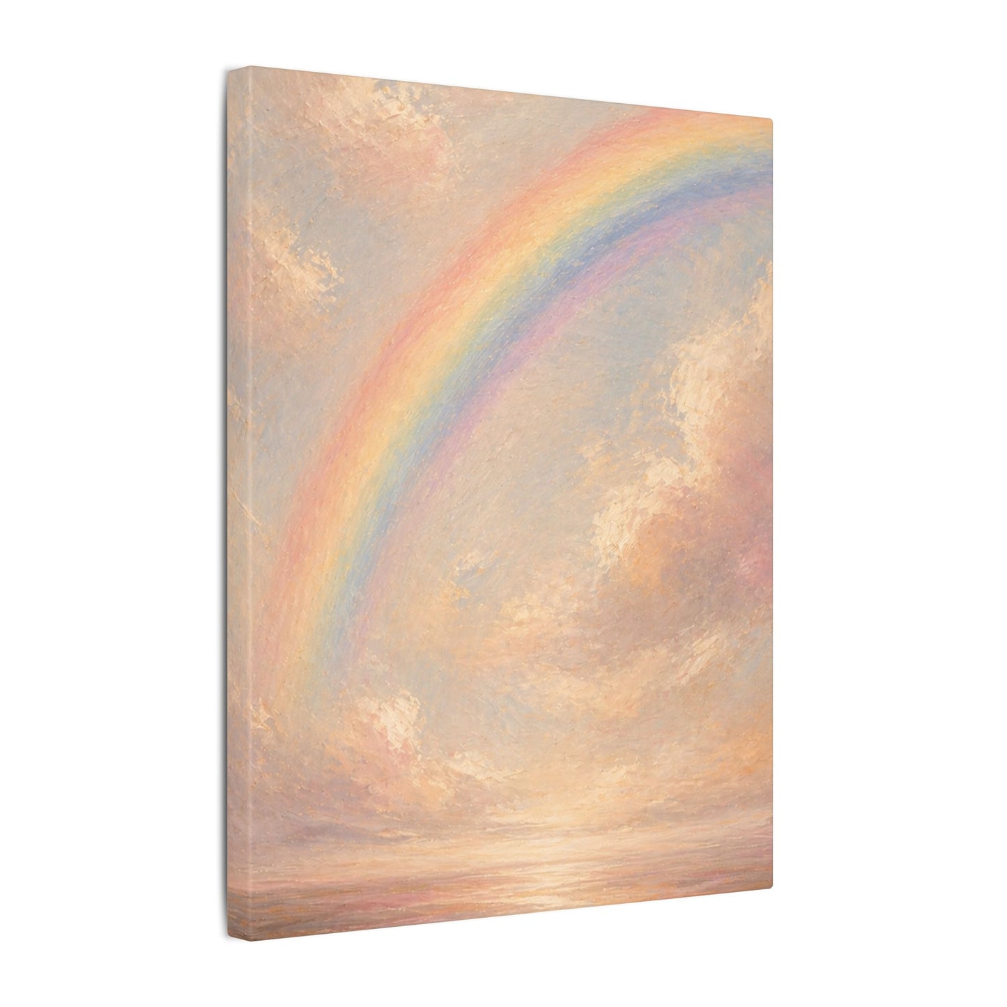 Rainbow Horizon Canvas Print — Matte Stretched Canvas