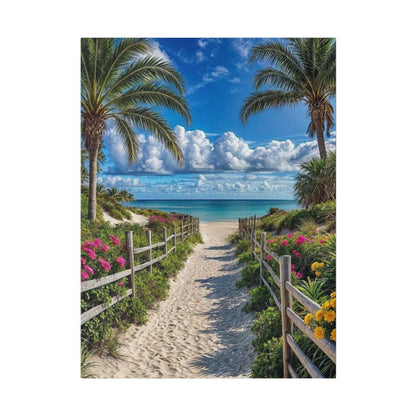 Paradise Found Matte Canvas, Stretched
