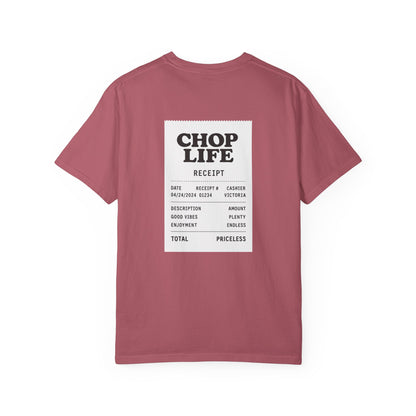 Chop Life Receipt Oversized T-shirt