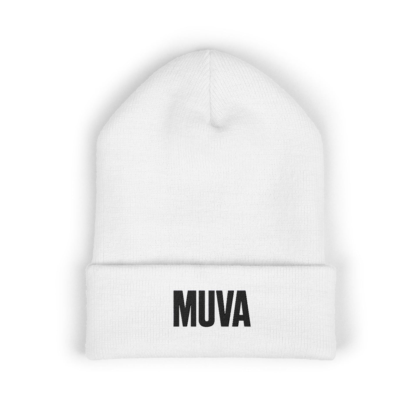 MUVA Embroidered Classic Cuffed Beanie