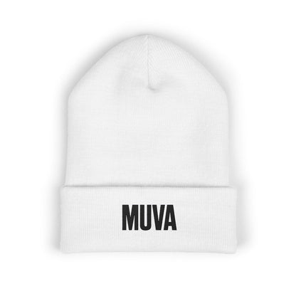 MUVA Embroidered Classic Cuffed Beanie