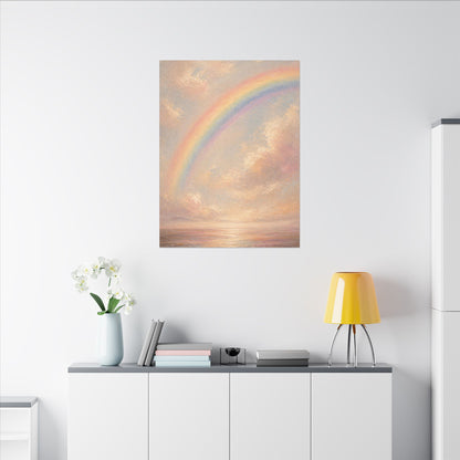 Rainbow Horizon Canvas Print — Matte Stretched Canvas