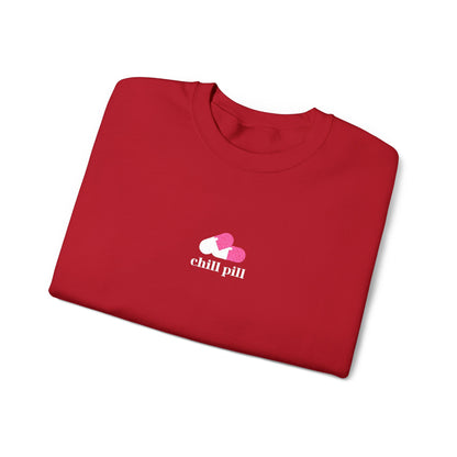 Chill Pill Embroidered Crewneck Sweatshirt