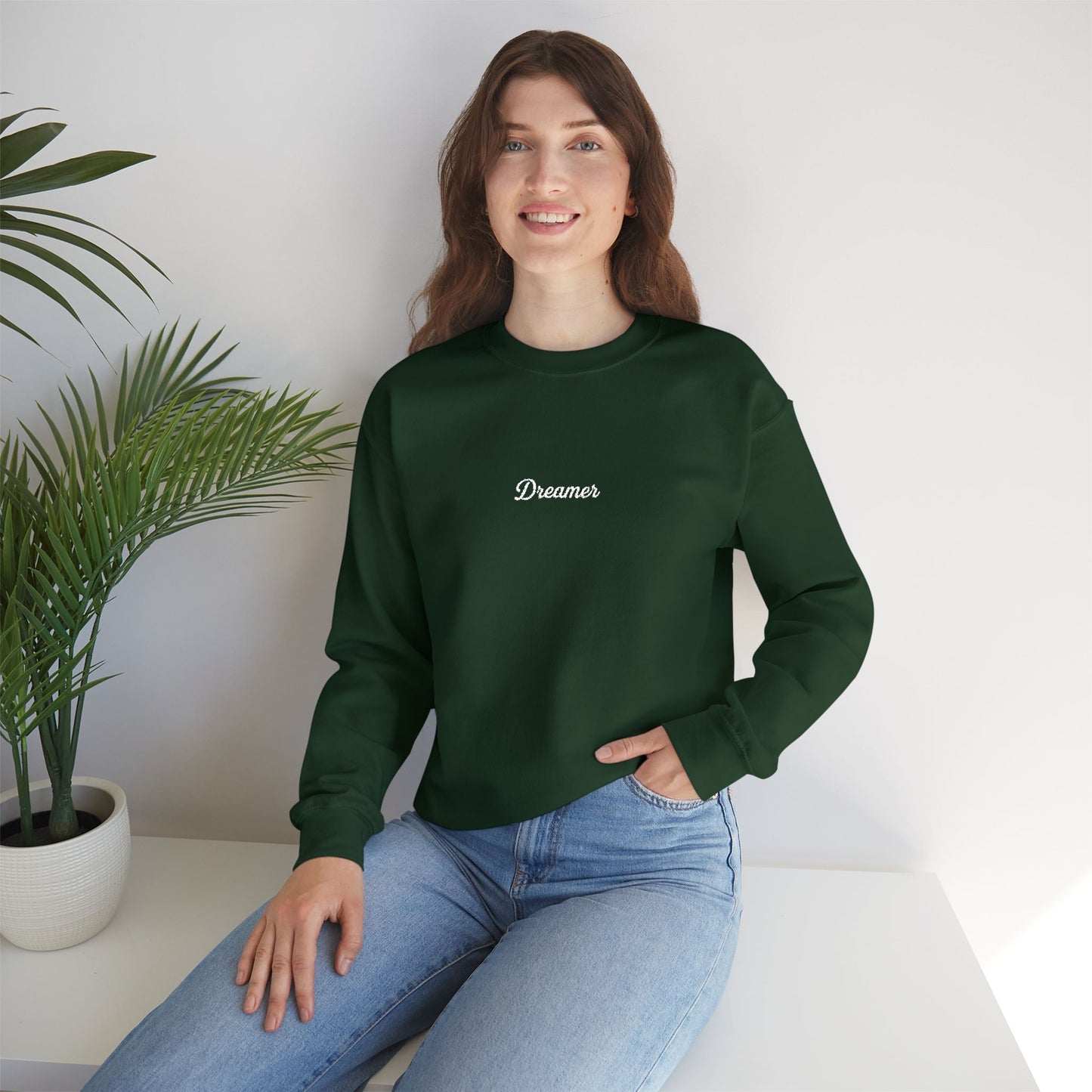 Dreamer Embroidered Crewneck Sweatshirt