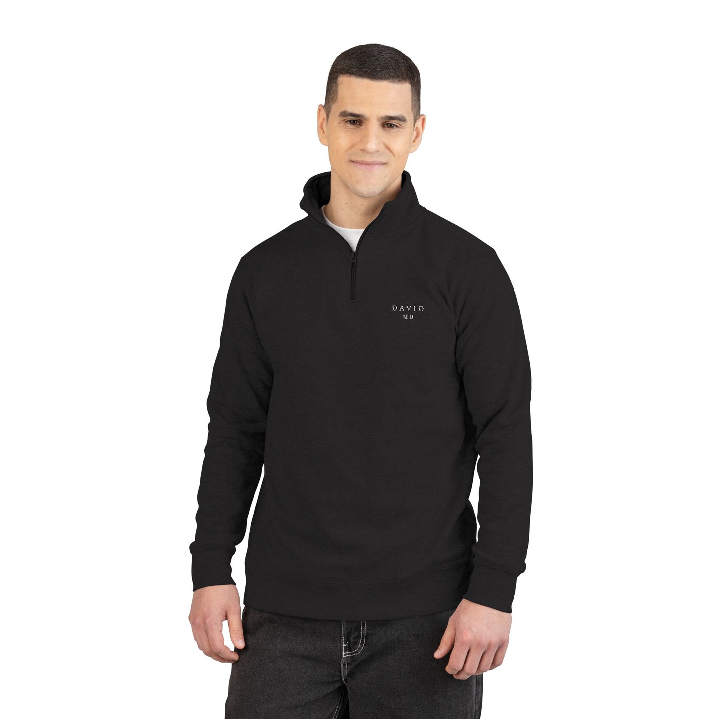 Personalized Embroidered Minimal Star Fleece Pullover