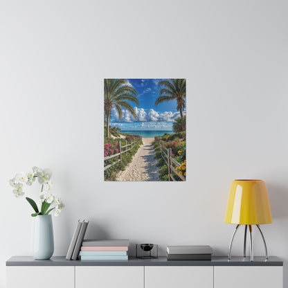 Paradise Found Matte Canvas, Stretched
