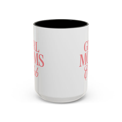 Girl Moms Club Accent Coffee Mug — 11/15oz