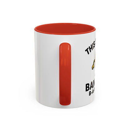 This Shift is Bananas Dancing Accent Mug (11, 15 oz)