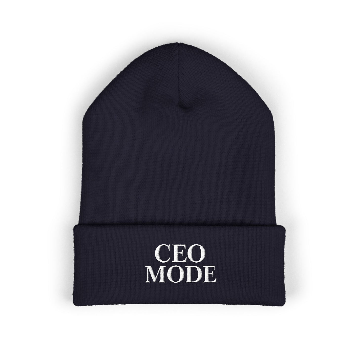 CEO Mode Embroidered Classic Cuffed Beanie