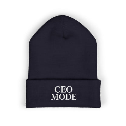 CEO Mode Embroidered Classic Cuffed Beanie
