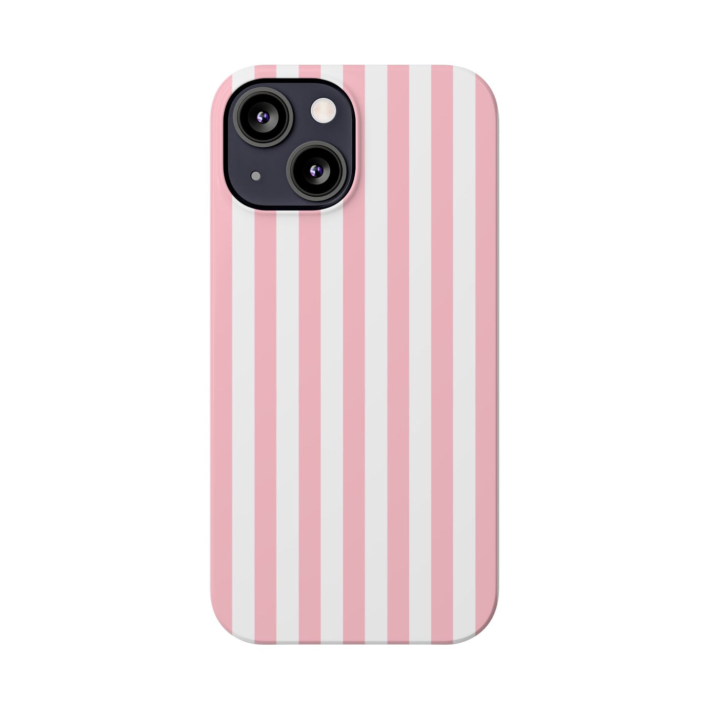 Pink Striped Summer Slim iPhone Case