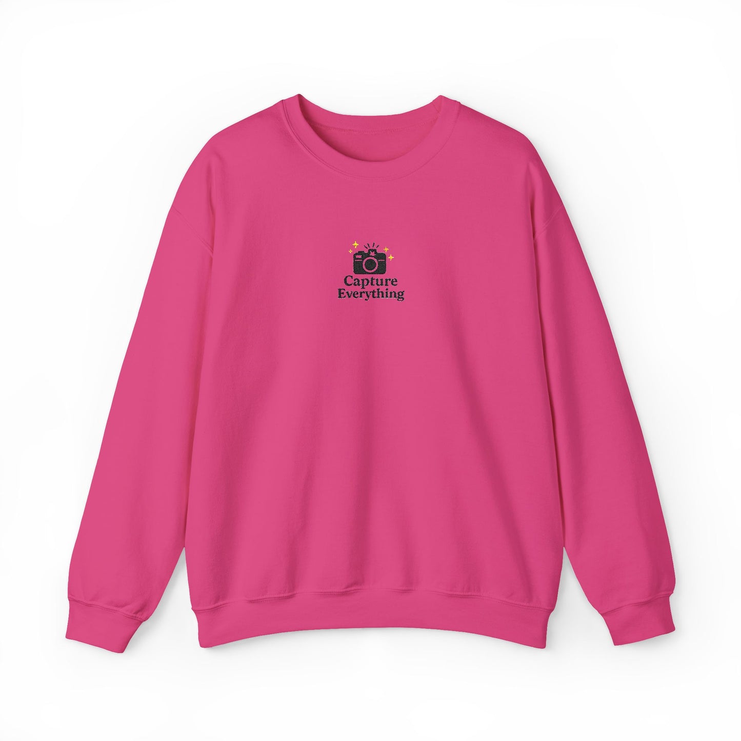 Capture Everything Embroidered Crewneck Sweatshirt