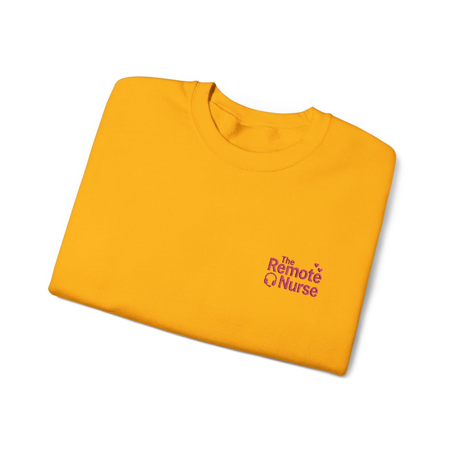 The Remote Nurse Embroidered Crewneck Sweatshirt