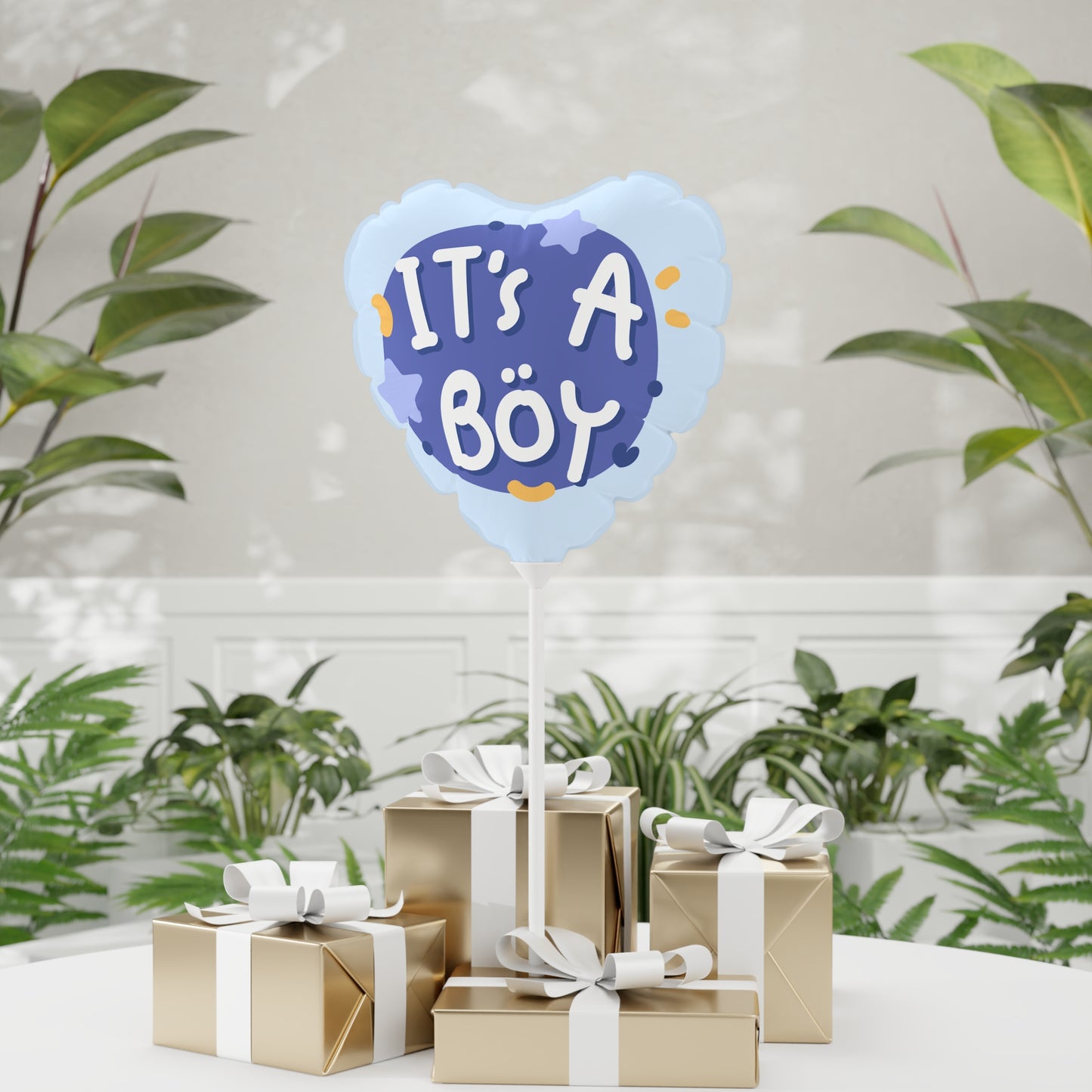 It's a Boy Star Gender Reveal 11" Balloon