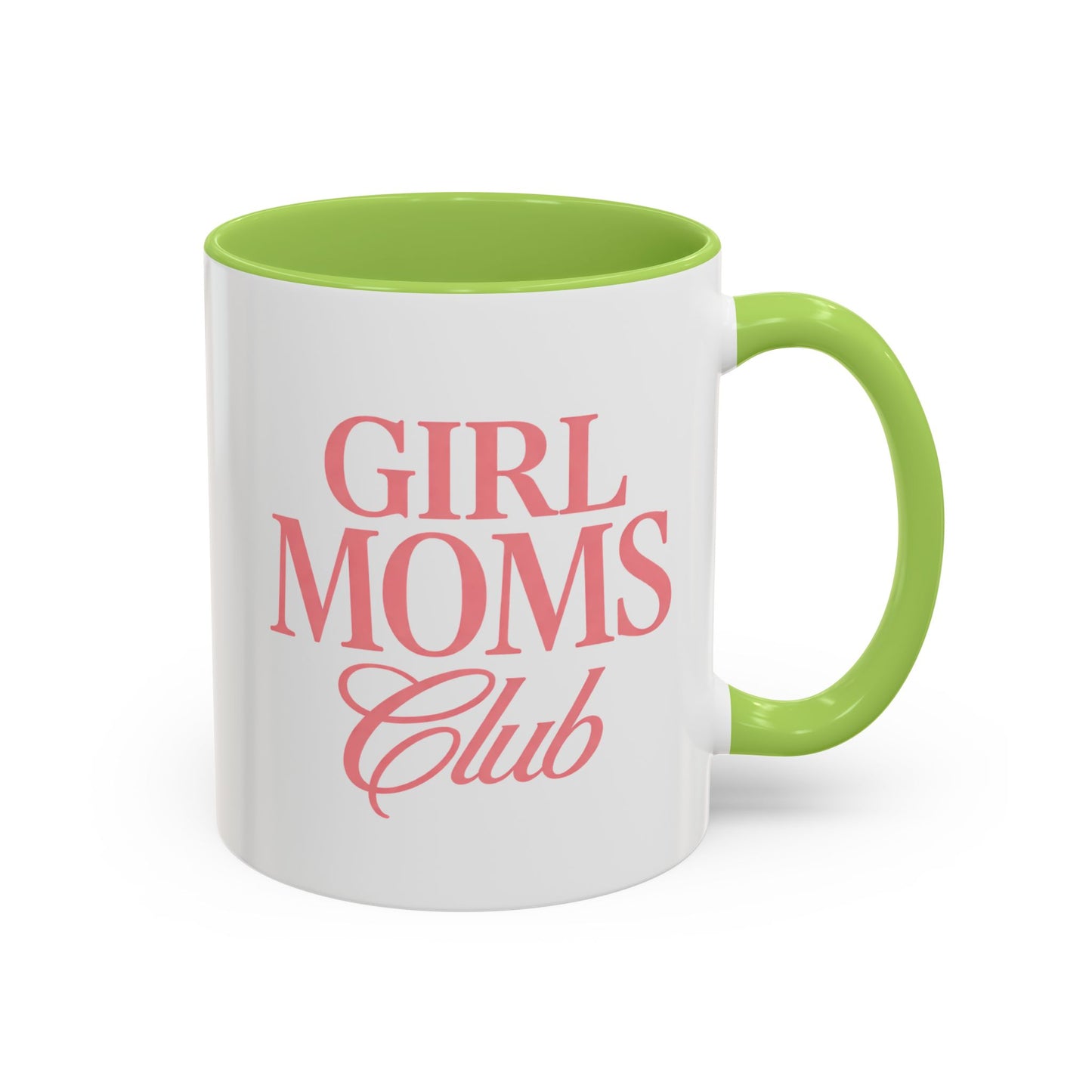 Girl Moms Club Accent Coffee Mug — 11/15oz