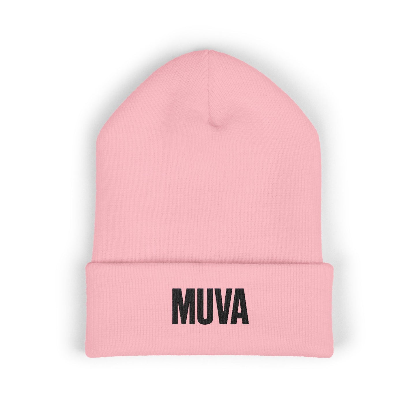 MUVA Embroidered Classic Cuffed Beanie