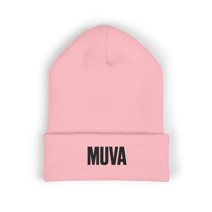 MUVA Embroidered Classic Cuffed Beanie