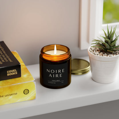 Noire Aire Vanilla Bean Scented Candles (4oz, 9oz)