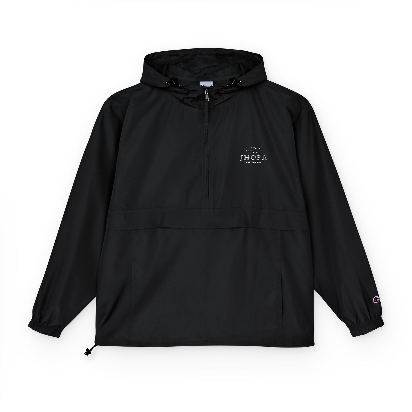 Jhora California Personalized Embroidered Packable Anorak Windbreaker Jacket